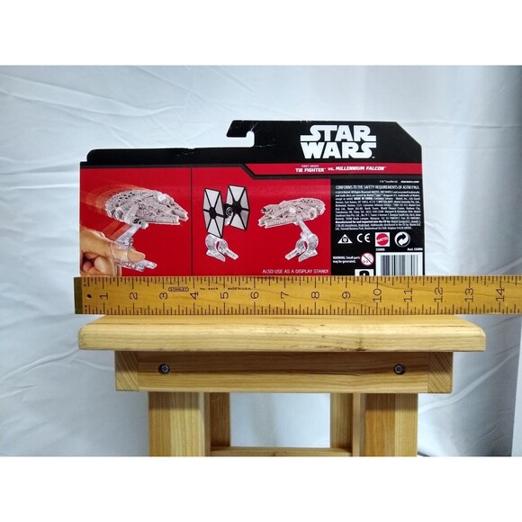 Hot Wheels Star Wars TFA Tie Fighter vs. Millennium Falcon Die-Cast - Picture 7 of 7